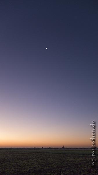 Morgenstimmung ueber St. Hubert - 07:38 Uhr