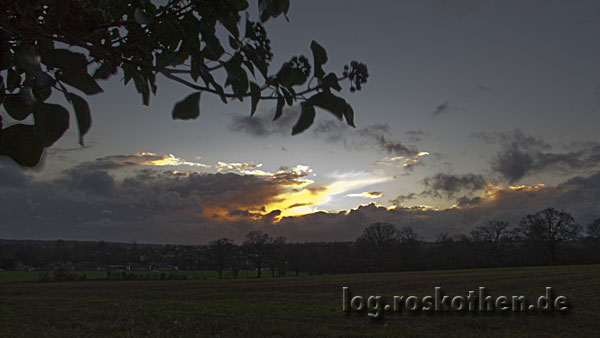 Sonnenuntergang Sundown Dorset Wimborne