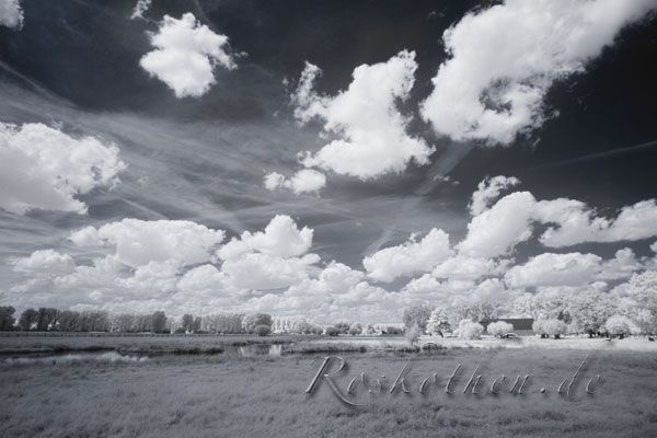 Niederrhein in Infrarot