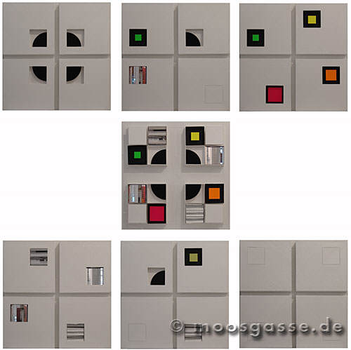 Ausstellung Quardratisch B-GUT in Kempens Atelier Moosgasse