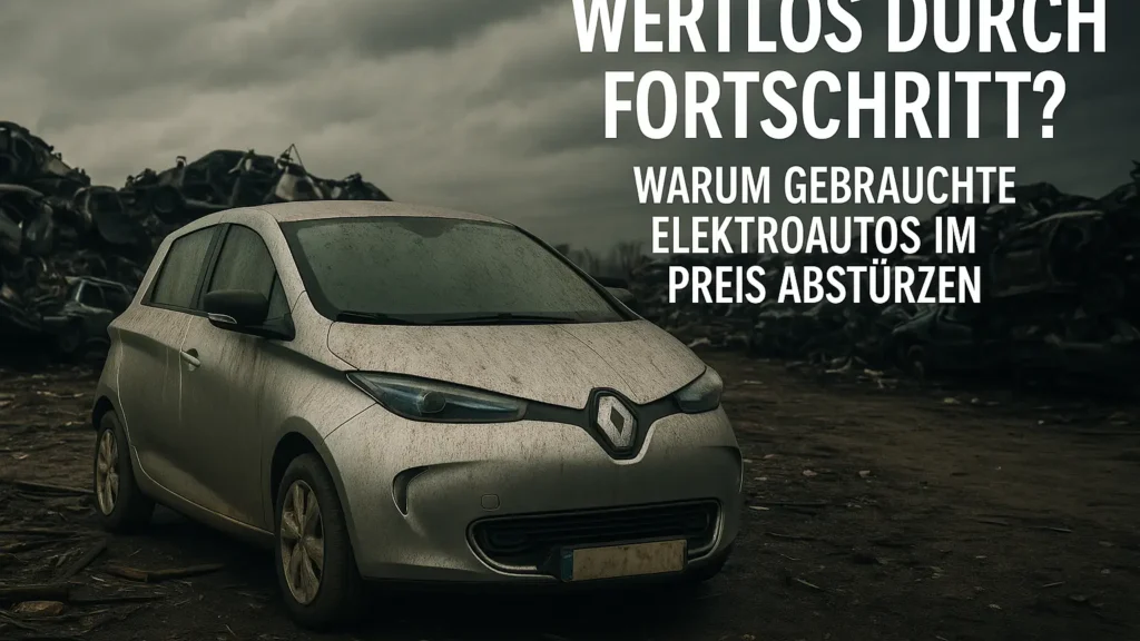 Wertlos durch Fortschritt – Ein Auto auf dem Abstellgleis der Elektromobilität