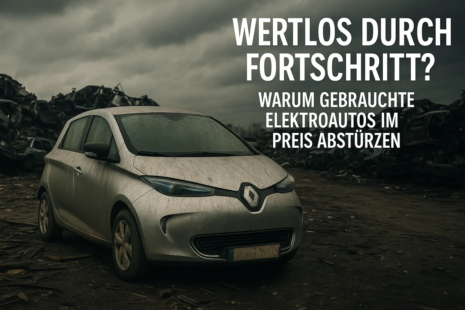 Wertlos durch Fortschritt – Ein Auto auf dem Abstellgleis der Elektromobilität